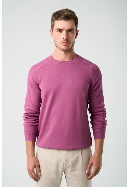 Sweater Tejido En Algodón Para Hombre Manga Ranglan Sweater Tejido En Algodón Para Hombre Manga Ranglan Mora M VÉLEZ