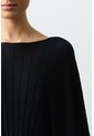 Camiseta Maxi Tejida Para Mujer Efos Camiseta Maxi Tejida Para Mujer Efos Negro XS VÉLEZ de Vélez