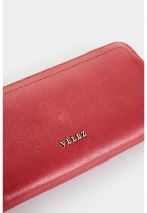 Billetera Porta Chequera De Cuero Para Mujer Arezzo Billetera Porta Chequera De Cuero Para Mujer Arezzo Rojo VÉLEZ