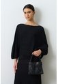 Camiseta Maxi Tejida Para Mujer Efos Camiseta Maxi Tejida Para Mujer Efos Negro XS VÉLEZ de Vélez