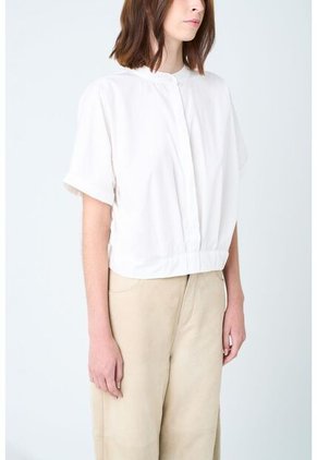 Camisa Topacio Para Mujer Cuello Nerú Camisa Topacio Para Mujer Cuello Nerú Blanco S VÉLEZ