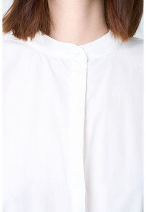 Camisa Topacio Para Mujer Cuello Nerú Camisa Topacio Para Mujer Cuello Nerú Blanco S VÉLEZ