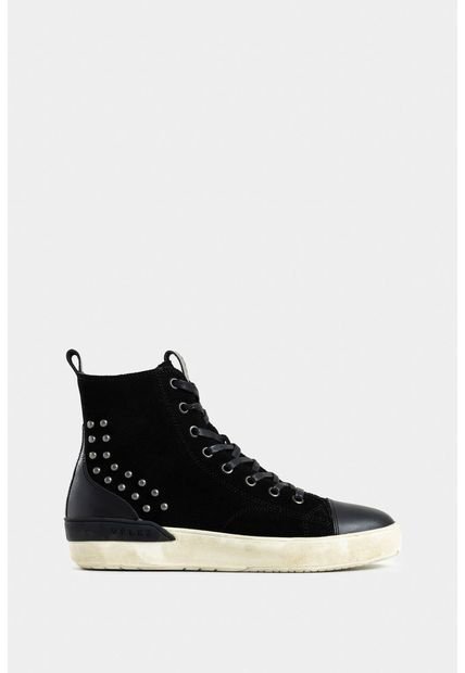 Tenis Bota En Cuero Gamuza Para Mujer Paraíso Tenis Bota En Cuero Gamuza Para Mujer Paraíso Negro 37 Vélez