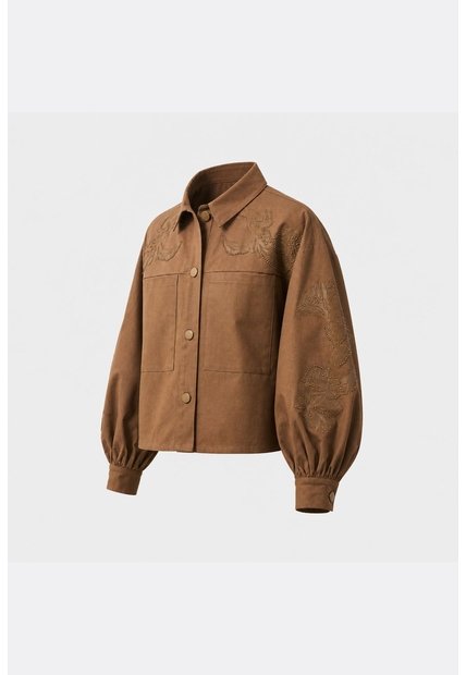 Chaqueta Cropped Para Mujer Surco Chaqueta Cropped Para Mujer Surco Tabaco S VÉLEZ