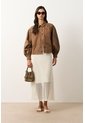 Chaqueta Cropped Para Mujer Surco Chaqueta Cropped Para Mujer Surco Tabaco S VÉLEZ de Vélez