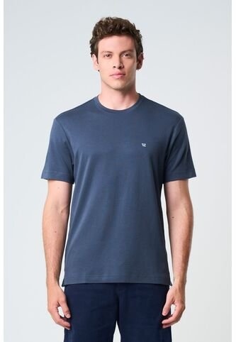 Camiseta Manga Corta Lerici Para Hombre Semi Fitted Camiseta Manga Corta Lerici Para Hombre Semi Fitted Azul Oscuro S VÉLEZ Vélez