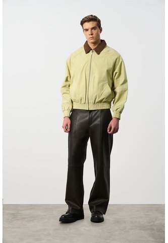 Chaqueta Bomber En Gamuza Croco Para Hombre Chaqueta Bomber En Gamuza Croco Para Hombre Amarillo XXXL VÉLEZ Vélez