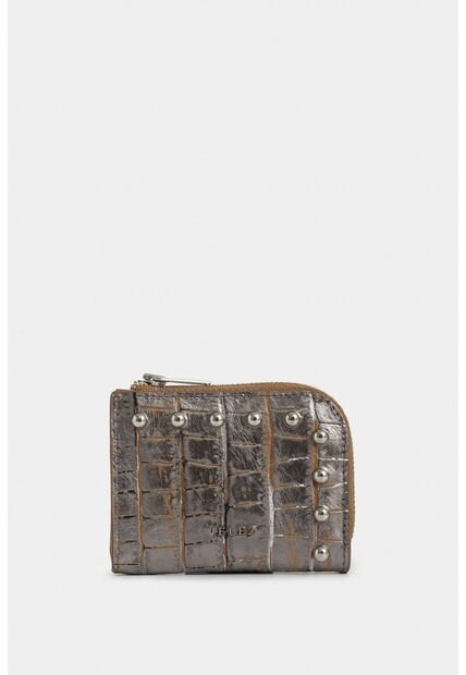 Porta Documentos Holy De Cuero Folia Para Mujer Efecto Croco Porta Documentos Holy De Cuero Folia Para Mujer Efecto Croco Plata Vélez