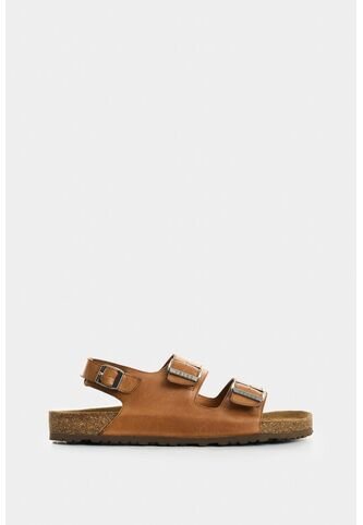 Sandalia En Cuero Para Hombre Fail Sandalia En Cuero Para Hombre Fail Miel 38 VÉLEZ Vélez