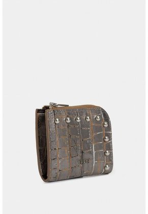 Porta Documentos Holy De Cuero Folia Para Mujer Efecto Croco Porta Documentos Holy De Cuero Folia Para Mujer Efecto Croco Plata Vélez