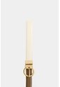 Cinturón Doble Faz En Cuero Para Mujer Flamia Cinturón Doble Faz En Cuero Para Mujer Flamia Crema XL VÉLEZ de Vélez