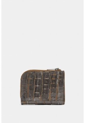 Porta Documentos Holy De Cuero Folia Para Mujer Efecto Croco Porta Documentos Holy De Cuero Folia Para Mujer Efecto Croco Plata Vélez