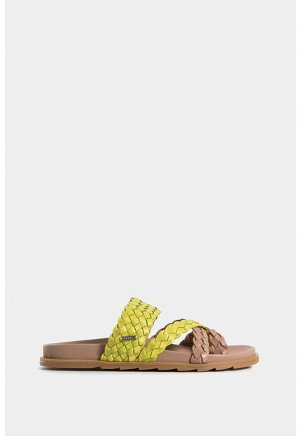 Sandalias Planas Bromelia De Cuero Para Mujer Correas Trenzadas Sandalias Planas Bromelia De Cuero Para Mujer Correas Trenzadas Arena 40 Vélez