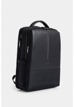 Tula Morral Oasis De Lona Para Hombre Detalle Acento De Color Tula Morral Oasis De Lona Para Hombre Detalle Acento De Color Negro VÉLEZ