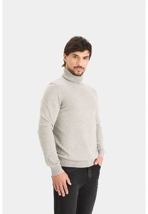 Sweater Cuello Tortuga Tejido Para Hombre Sweater Cuello Tortuga Tejido Para Hombre Gris XL Vélez