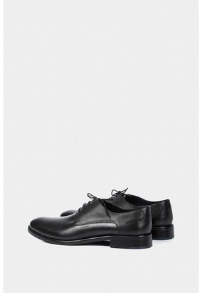 Zapatos Cordón Formal Humanista De Cuero Para Hombre Liso Negro Zapatos Cordón Formal Humanista De Cuero Para Hombre Liso Negro 38 VÉLEZ