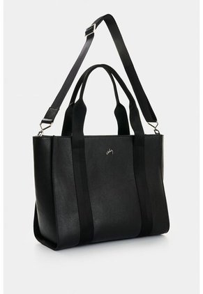 Shopping De Cuero Para Mujer Nara Shopping De Cuero Para Mujer Nara Negro VÉLEZ