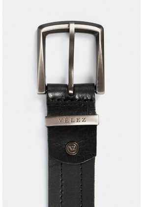 Cinturón Unifaz Coraje De Cuero Para Hombre Pasador Metálico Cinturón Unifaz Coraje De Cuero Para Hombre Pasador Metálico Negro 38 VÉLEZ