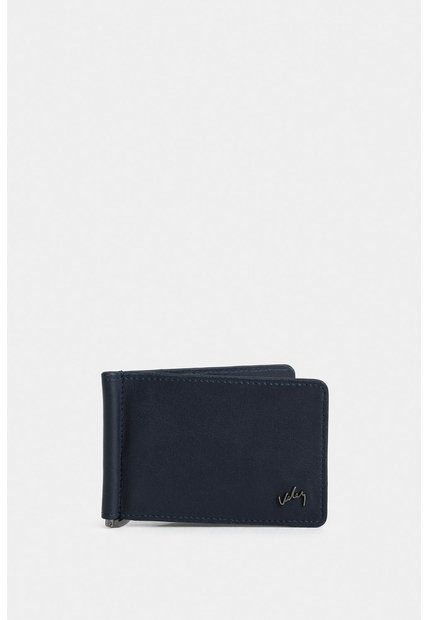 Porta Billetes Spello De Cuero Para Hombre Gancho Metálico Porta Billetes Spello De Cuero Para Hombre Gancho Metálico Azul Oscuro VÉLEZ
