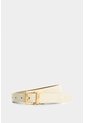 Cinturón Doble Faz Calix De Cuero Para Mujer Monogram Cinturón Doble Faz Calix De Cuero Para Mujer Monogram Blanco S VÉLEZ de Vélez
