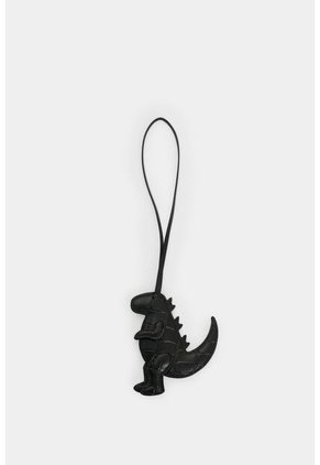 Charm En Cuero Croco Para Mujer Dino Charm En Cuero Croco Para Mujer Dino Negro VÉLEZ