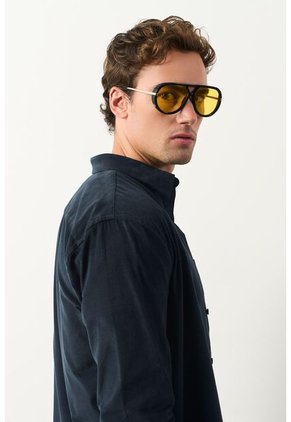 Camisa Manga Larga Bosa Para Hombre Semi Fitted Camisa Manga Larga Bosa Para Hombre Semi Fitted Azul Oscuro XXL VÉLEZ