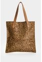 Tote Bag En Cuero Pelo Deer Print Para Mujer Tote Bag En Cuero Pelo Deer Print Para Mujer Miel VÉLEZ de Vélez