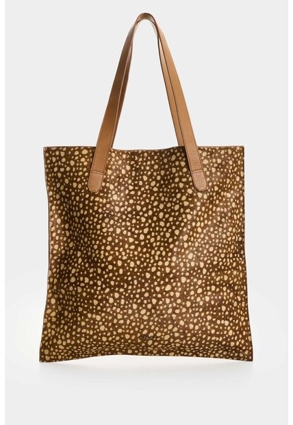 Tote Bag En Cuero Pelo Deer Print Para Mujer Tote Bag En Cuero Pelo Deer Print Para Mujer Miel VÉLEZ
