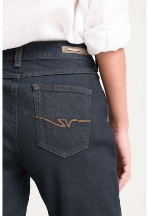 Jean Tulipan Tiro Alto En Denim Stretch Para Mujer Semi Ajustado Jean Tulipan Tiro Alto En Denim Stretch Para Mujer Semi Ajustado Azul Oscuro 06 VÉLEZ