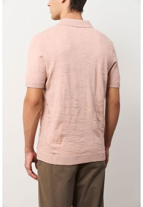 Polo Manga Corta Tejida Para Hombre Xinca Polo Manga Corta Tejida Para Hombre Xinca Natural XL VÉLEZ