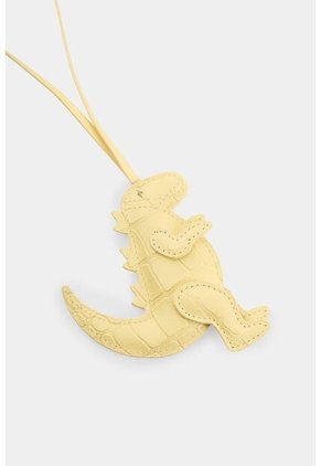 Charm En Cuero Croco Para Mujer Dino Charm En Cuero Croco Para Mujer Dino Amarillo VÉLEZ