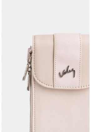 Manos Libres Astra En Lona Para Mujer Detalle Cuero Manos Libres Astra En Lona Para Mujer Detalle Cuero Blanco VÉLEZ