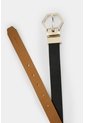 Cinturón Doble Faz En Cuero Para Mujer Aura Cinturón Doble Faz En Cuero Para Mujer Aura Negro XL VÉLEZ de Vélez