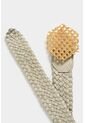 Cinturón Unifaz King De Cuero Trenzado Para Mujer Hebilla Tipo Rattan Grande Cinturón Unifaz King De Cuero Trenzado Para Mujer Hebilla Tipo Rattan Grande Arena S Vélez de Vélez