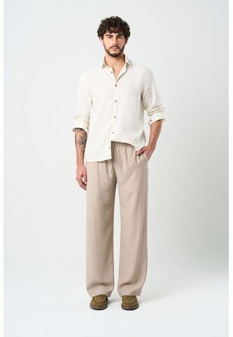 Pantalón Amplio Para Hombre Elon Pantalón Amplio Para Hombre Elon Arena 34 VÉLEZ Vélez