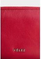 Porta Chequera De Cuero Para Mujer Angola Porta Chequera De Cuero Para Mujer Angola Rojo VÉLEZ de Vélez