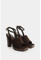 Sandalia Plataforma En Cuero Gamuzado Para Mujer Misak Sandalia Plataforma En Cuero Gamuzado Para Mujer Misak Cafe 40 VÉLEZ de Vélez