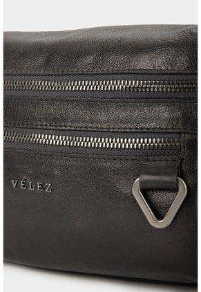 Riñonera Tivoli De Cuero Para Hombre Reata En Nylon Negro Riñonera Tivoli De Cuero Para Hombre Reata En Nylon Negro VÉLEZ