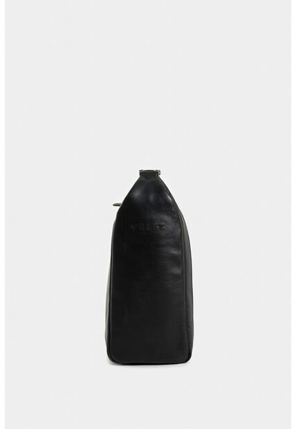 Organizador De Viaje En Cuero Para Hombre Detalle Contraste Organizador De Viaje En Cuero Para Hombre Detalle Contraste Negro VÉLEZ