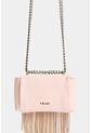Bandolera Mini Lili De Cuero Con Flecos Y Taches Para Mujer Bandolera Mini Lili De Cuero Con Flecos Y Taches Para Mujer Rosado VÉLEZ de Vélez