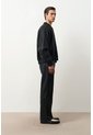 Chaqueta Bomber En Cuero Texturizado Para Hombre Calypso Chaqueta Bomber En Cuero Texturizado Para Hombre Calypso Negro XS VÉLEZ de Vélez