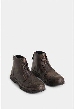 Botas Zipper De Cuero Para Hombre Acabado Envejecido Botas Zipper De Cuero Para Hombre Acabado Envejecido Cafe 43 Vélez