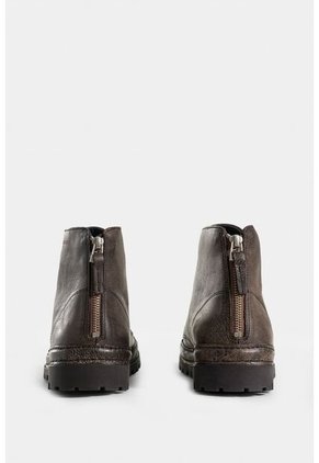 Botas Zipper De Cuero Para Hombre Acabado Envejecido Botas Zipper De Cuero Para Hombre Acabado Envejecido Cafe 43 Vélez