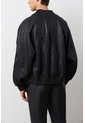 Chaqueta Bomber En Cuero Texturizado Para Hombre Calypso Chaqueta Bomber En Cuero Texturizado Para Hombre Calypso Negro XS VÉLEZ de Vélez