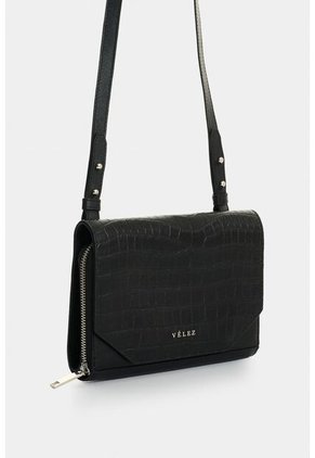 Manos Libres Mini En Cuero Para Mujer Abi Manos Libres Mini En Cuero Para Mujer Abi Negro VÉLEZ