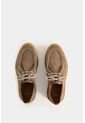 Zapatos Cordón Nova De Cuero Para Hombre Textura Gamuzada Zapatos Cordón Nova De Cuero Para Hombre Textura Gamuzada Arena 42 Vélez de Vélez