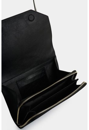 Manos Libres Mini En Cuero Para Mujer Abi Manos Libres Mini En Cuero Para Mujer Abi Negro VÉLEZ