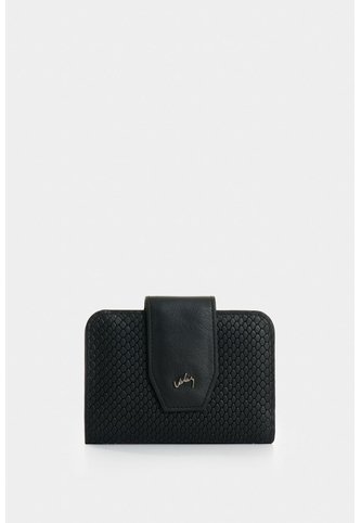 Billetera De Cuero Grabado Para Mujer Hiedra Billetera De Cuero Grabado Para Mujer Hiedra Negro VÉLEZ Vélez