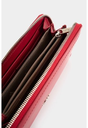 Portachequera En Cuero Para Mujer Arezzo Portachequera En Cuero Para Mujer Arezzo Rojo VÉLEZ