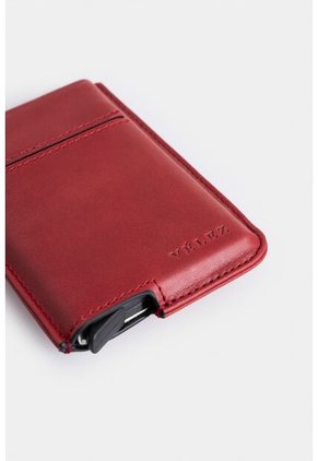 Porta Documentos De Cuero Miniwallet Porta Documentos De Cuero Miniwallet Rojo Vélez